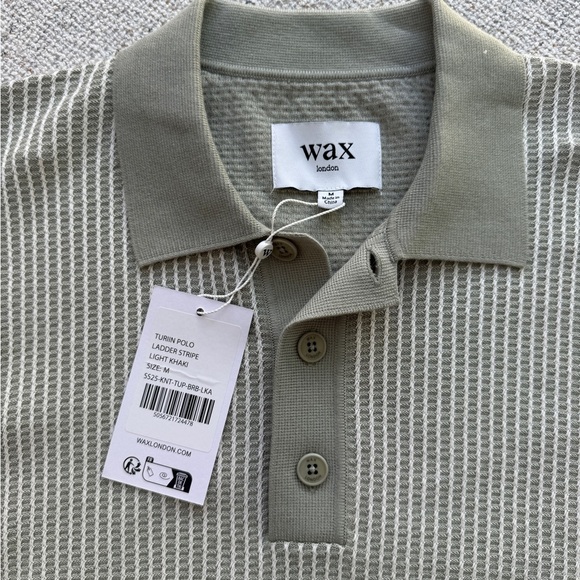 Men's Ladder Stripe Turnknit Polo - Picture 2 of 7